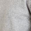 Pull ample col rond manches longues gris clair femme