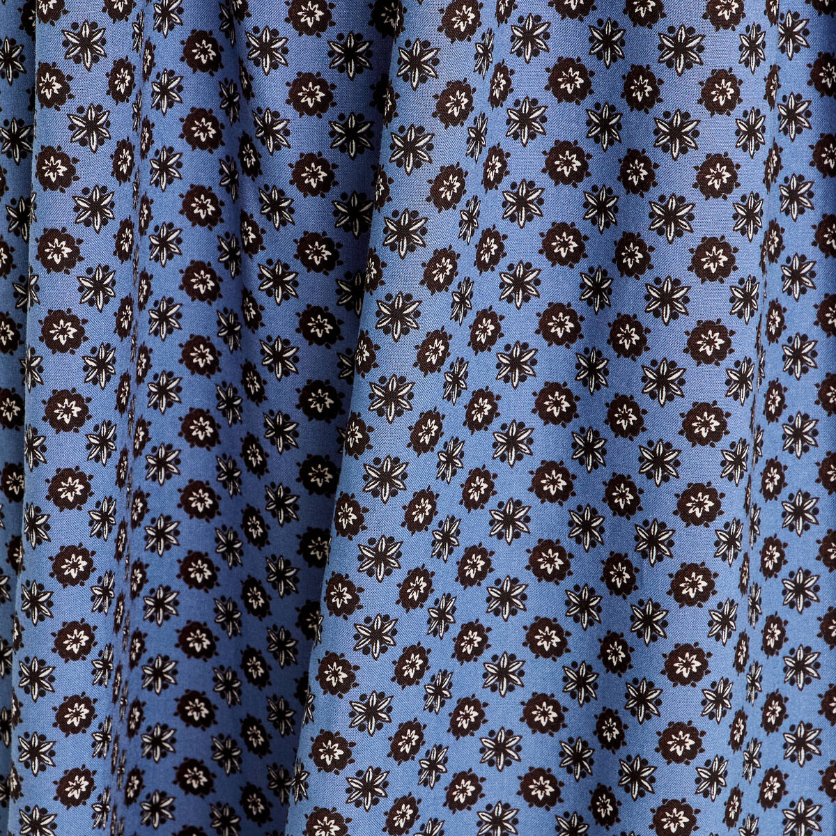 Robe longue évasée bretelles bleu pétrole femme
