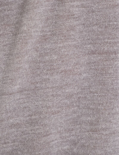 T-shirt manches longues anneau gris clair femme