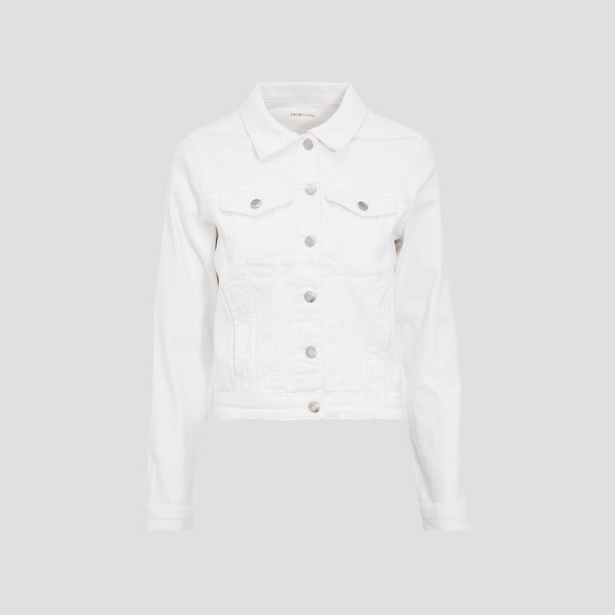 Veste denim ecru femme