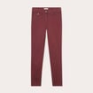 Jeans slim 5 poches violet fonc&eacute; femme