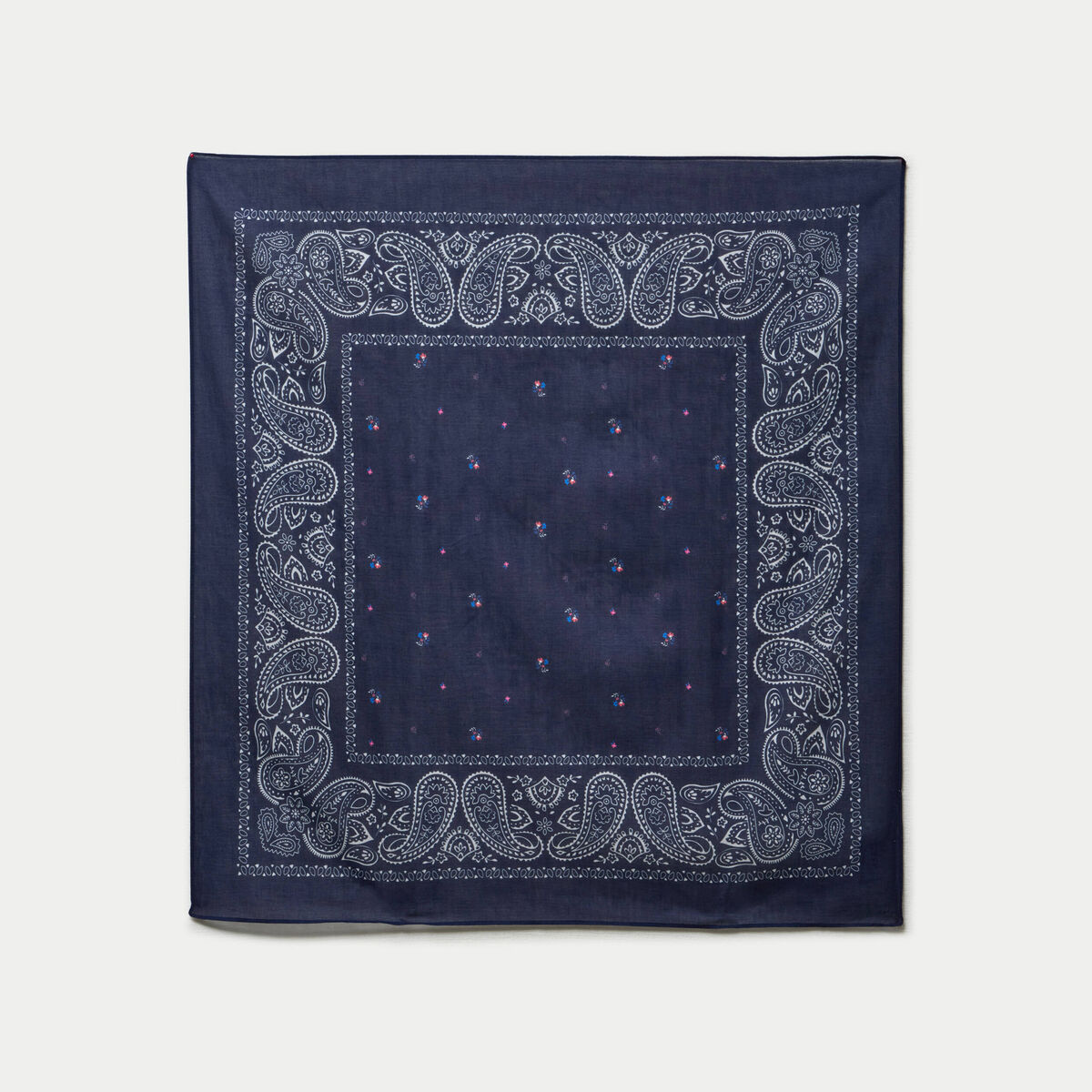Foulard bleu marine femme