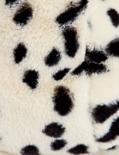 Parka r&eacute;versible &agrave; capuche blanc femme