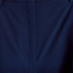 Pantalon barrel taille standard bleu marine femme