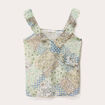 Blouse bretelles fines blanc femme