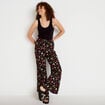 Pantalon bootcut taille standard noir femme