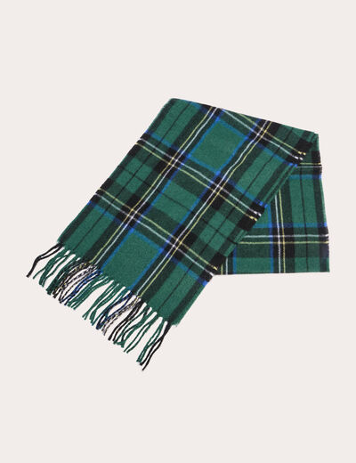 Plaid vert canard femme