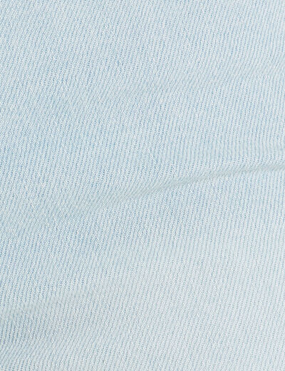Bermuda slim en jean denim bleach femme