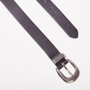 ceinture avec boucle western noir femme Ceinture avec boucle western noir femme