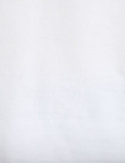 T-shirt oversize manches courtes blanc femme