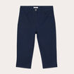 Pantalon capri bleu marine femme