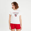 T-shirt manches courtes blanc femme