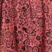 Robe chemise évasée fluide rouge clair femme