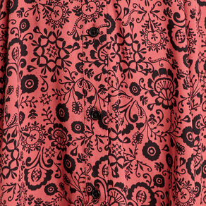 robe chemise evasee fluide rouge clair femme Robe chemise évasée fluide rouge clair femme