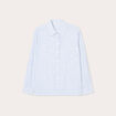 Chemise brod&eacute;e manches longues blanc femme