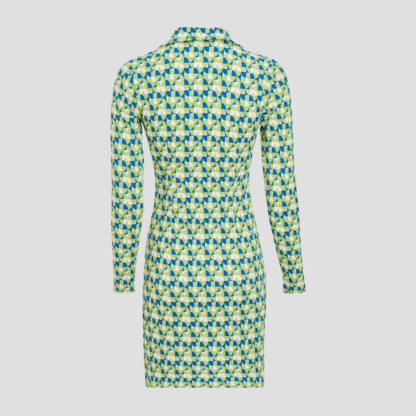 robe ajustee froncee vert femme Robe ajustée froncée vert femme