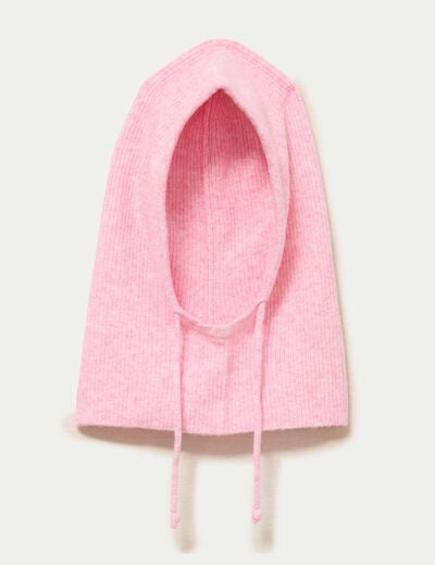 Cagoule rose femme