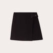 Jupe évasée noir femme