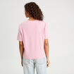 T-shirt manches courtes rose poudrée femme