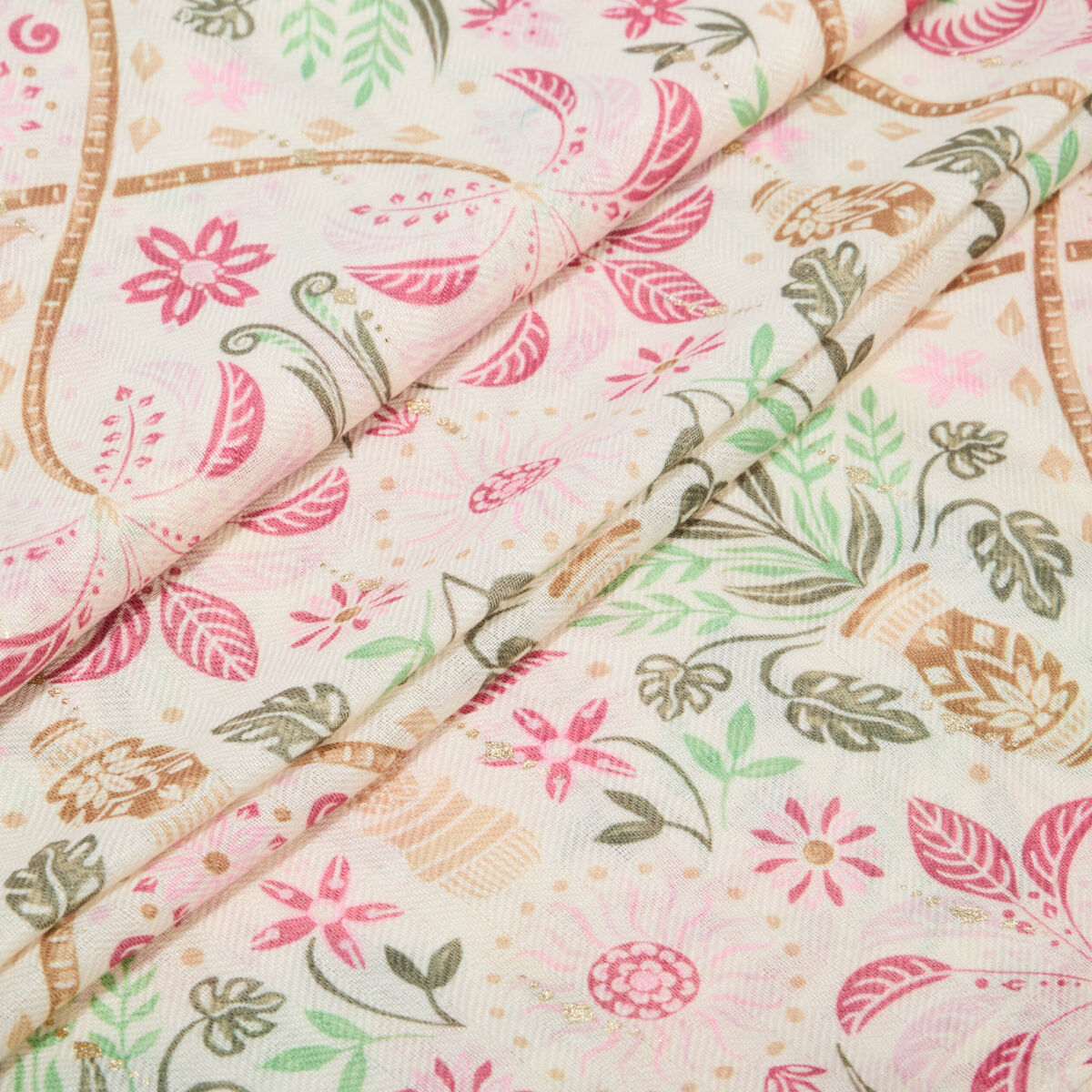 Foulard blanc femme