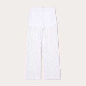 pantalon dentelle large blanc femme Pantalon dentelle large blanc femme