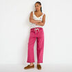 Pantalon droit taille standard prune femme