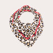 Foulard carré satin sable femme