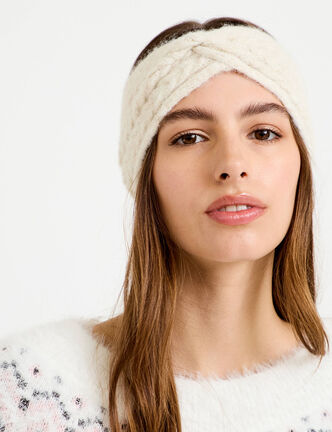Bandeau ivoire femme