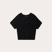 Pull dos devant détail noeud noir femme