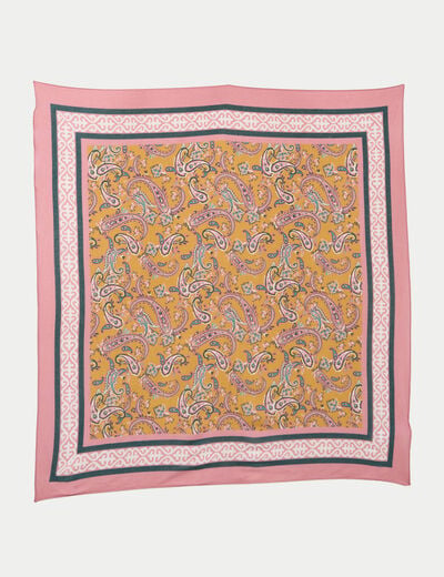 Foulard jaune or femme