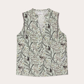 blouse sans manches bleu femme Blouse sans manches bleu femme