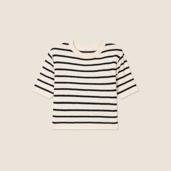 pull manches courtes noir femme Pull manches courtes noir femme