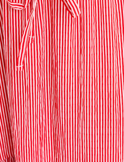 Jupe longue trap&egrave;ze rouge vif femme