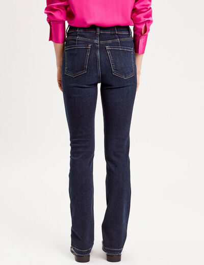 Jeans regular stretch denim brut femme