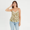 Caraco bretelles fines blanc femme