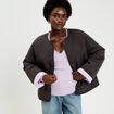 Veste matelass&eacute;e bleu marine femme