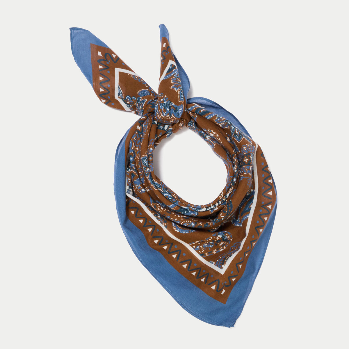 Foulard marron femme