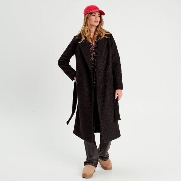 Blouse manches longues noir femme