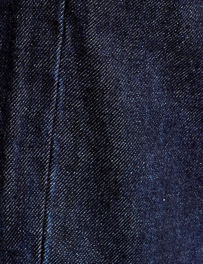 Jeans droit taille basse denim brut femme