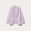 Veste blazer cintr&eacute;e parme femme