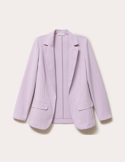 Veste blazer cintr&eacute;e parme femme
