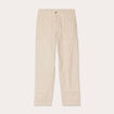 Pantalon chino slim sable femme