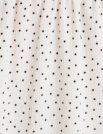 Blouse manches longues blanc femme