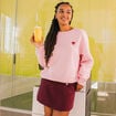 Jupe-short &eacute;vas&eacute;e taille haute bordeaux femme