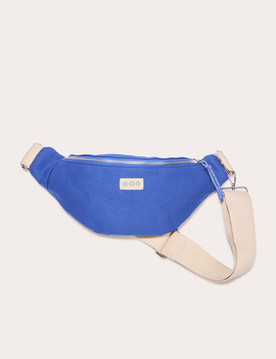 Sac banane bleu electrique femme