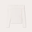 T-shirt manches longues ecru femme