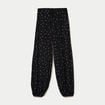 Pantalon bouffant taille standard noir femme