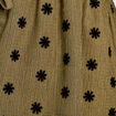 Blouse avec noeuds beige femme