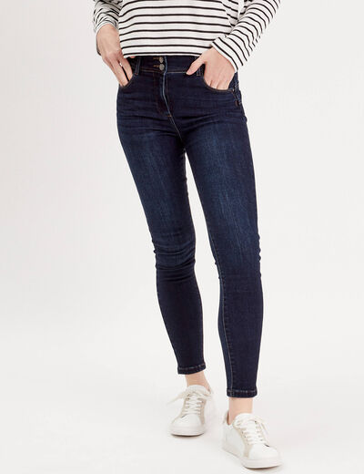 Jeans slim push up denim brut femme