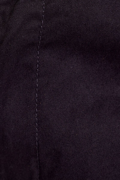 Pantalon chino 7/8ème noir femme